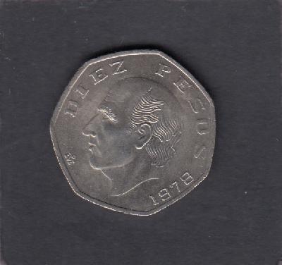 Beschrijving: 10 Pesos  HIDALGO